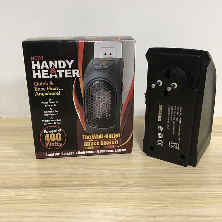 Mini radiateur soufflant | 400 W | Minuterie 12 h | Affichage numérique LCD | Mini chauffage électrique | Chauffage soufflant mobile | Radiateur soufflant céramique | Radiateur