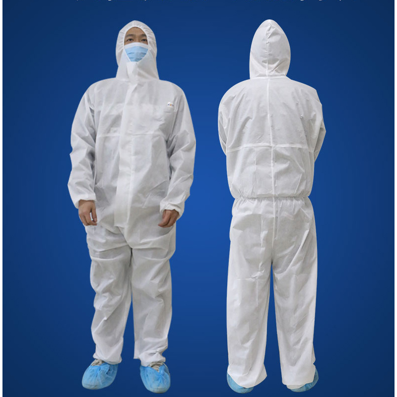 2 vêtements de protection médicaux jetables médicaux M + L