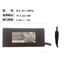Chicony A11-120P1A 19V 6.32A 5.5X1.7MM TIP 120W AC Adapter With Power Cord